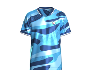 Soccer Blue Sport Jersey-Away Kit  | Marvelous | Blender