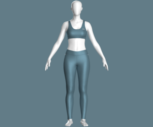 Girls Bralette with Leggings | Marvelous | Blender