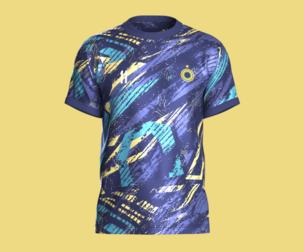 Soccer Football Blues with Golden Jersey Player-11 | Marvelous | Blender