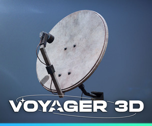 Round TV Antenna Dish