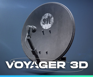 Round TV Antenna Dish