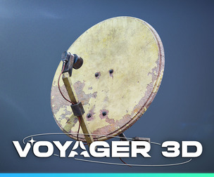 Round TV Antenna Dish