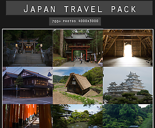 Japan travel photo pack
