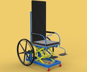 ELEVATING POWER ELECTRIC WHEELCHAIR ADJUSTABLE HEIGHT STANDING