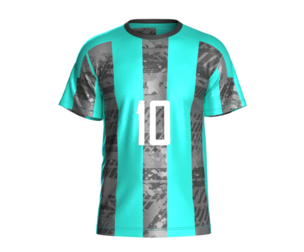 Soccer Ash with Blue color Jersey Player-10 | Marvelous | Blender
