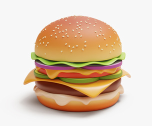 Hamburger Stylized