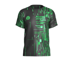 Soccer Black And Green Football Jersey Player-11 | Marvelous | Blender