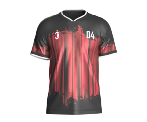 Soccer Black Jersey Player-04 | Marvelous | Blender