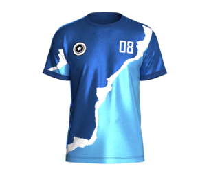 Soccer Blue and White Jersey Player 08 | Marvelous | Blender