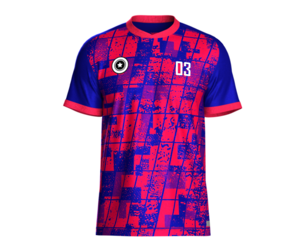 Soccer Blue jersey Player 03 V2 | Marvelous | Blender