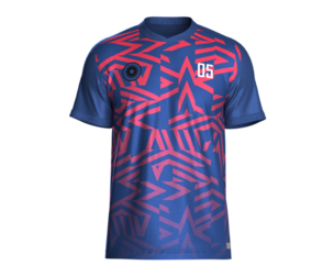Soccer Blue jersey Player 05 | Marvelous | Blender