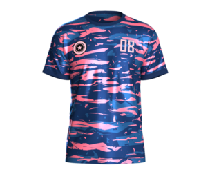 Soccer Blue Jersey Player 08 | Marvelous | Blender