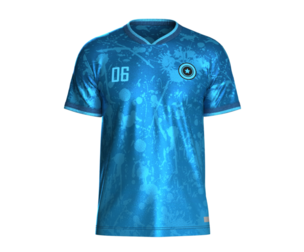 Soccer Blue jersey Player-06 | Marvelous | Blender