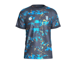 Soccer Blue Printed Jersey-11 | Marvelous | Blender