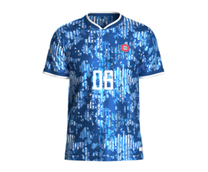 Soccer Blue Sports Jersey Player-06 | Marvelous | Blender