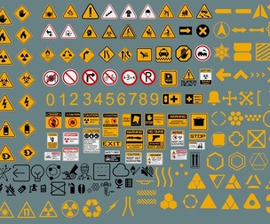 Polygon Decals - 201 pieces - Collection 1