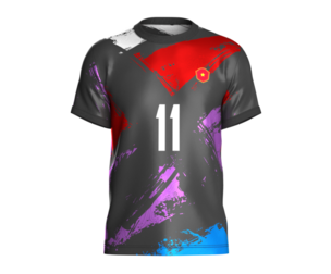 Soccer Football Ash with Multi color Jersey Player-11 | Marvelous | Blender