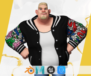 3D Stylized Urban Big Guy