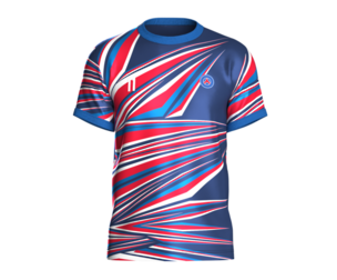 Soccer Football Blue and Rad Jersey Player-11 | Marvelous | Blender
