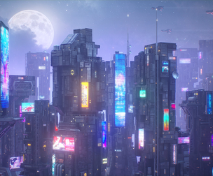 Scifi Cyberpunk Futuristic Building Vol 3