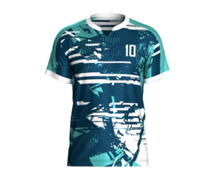 Mens Soccer Multi color Blue Jersey Player-10 | Marvelous | Blender