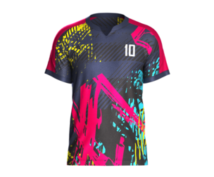 Mens Soccer Multi color Jersey Player-10 | Marvelous | Blender