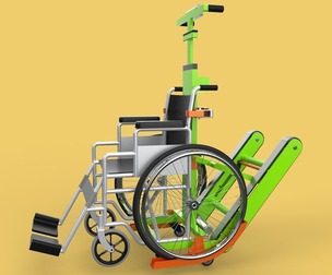 ELECTRIC STAIR CLIMBER ASSIST WHEELCHAIR CRAWLER LIFTS TROLLEY