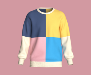 Mens Sweatshirt Multi Color V2 | Marvelous | Blender