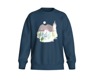 Mens Sweatshirt-Watercolour Garden | Marvelous | Blender