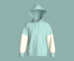 Mens Two color Hoodie | Marvelous | Blender