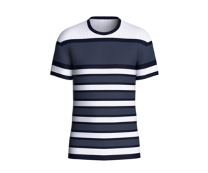 Mens White Stripe T-Shirt | Marvelous | Blender