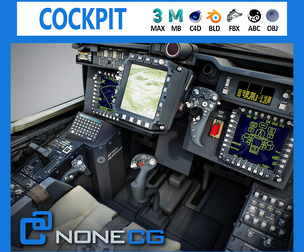 AH-64D Apache Longbow Helicopter Cockpit