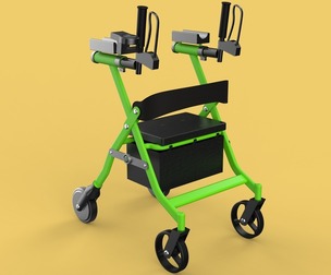 WHEELED WALKER ROLLATOR ROLLING FOLDABLE WALKING FRAME SEAT AID