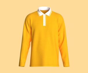 Mens Orange Polo  | Marvelous | Blender