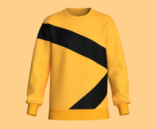Mens Orange Sweatshirt | Marvelous | Blender