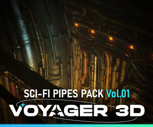 SciFi Pipes Pack Vol01