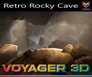 Retro Rocky Cave