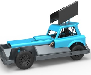 New Zealand Superstock car Version 3 Scale 1:25