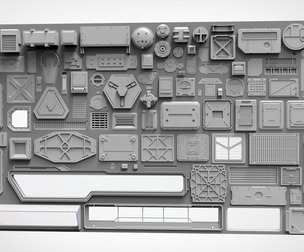 Sci fi trim sheets 5