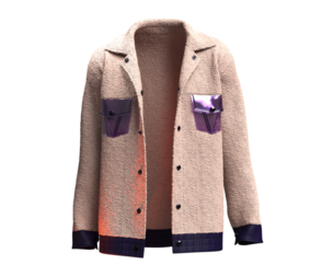 Mens Jacket-Sherpa  | Marvelous | Blender