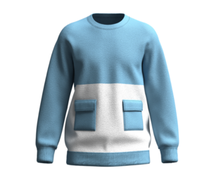 Mens Blue Sweatshirt V2  | Marvelous | Blender