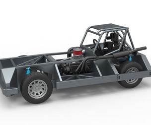 New Zealand Superstock car Base Version 3 Scale 1:25