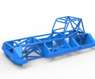 Frame of New Zealand Superstock car Version 3 Scale 1:25
