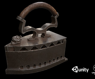 Old Soviut Iron "Game ready lowpoly"