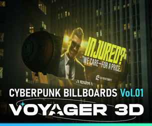 Cyberpunk Billboards Pack Vol 01