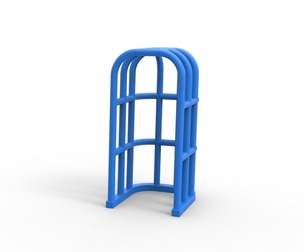 Roll Cage of Pulling Tractor Version 1 Scale 1:25