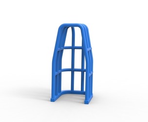Roll Cage of Pulling Tractor Version 2 Scale 1:25
