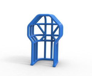 Roll Cage of Pulling Tractor Version 3 Scale 1:25
