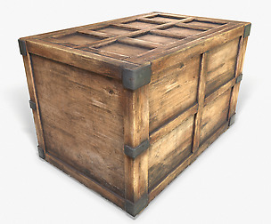 Wooden Crate Game Ready PBR Textures