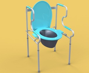 TOILET SEAT CHAIR COMMODE BEDSIDE BEDPAN WALKER STAND SHOWER AID